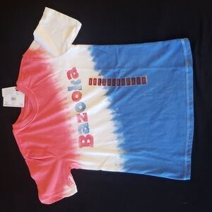 Boy's Bazooka Topps tie dye tshirt (sz M 8)